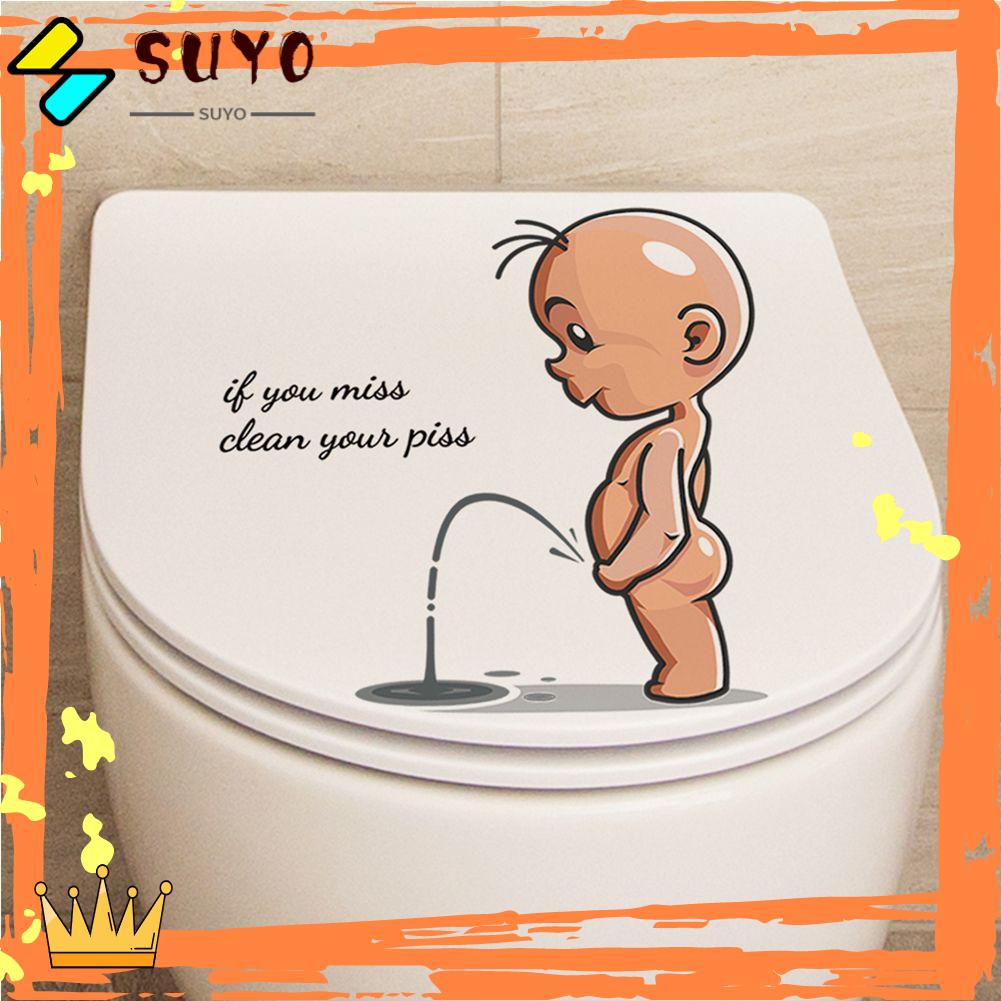 Suyo Stiker Dinding Toilet Anti Air Untuk Kamar Mandi