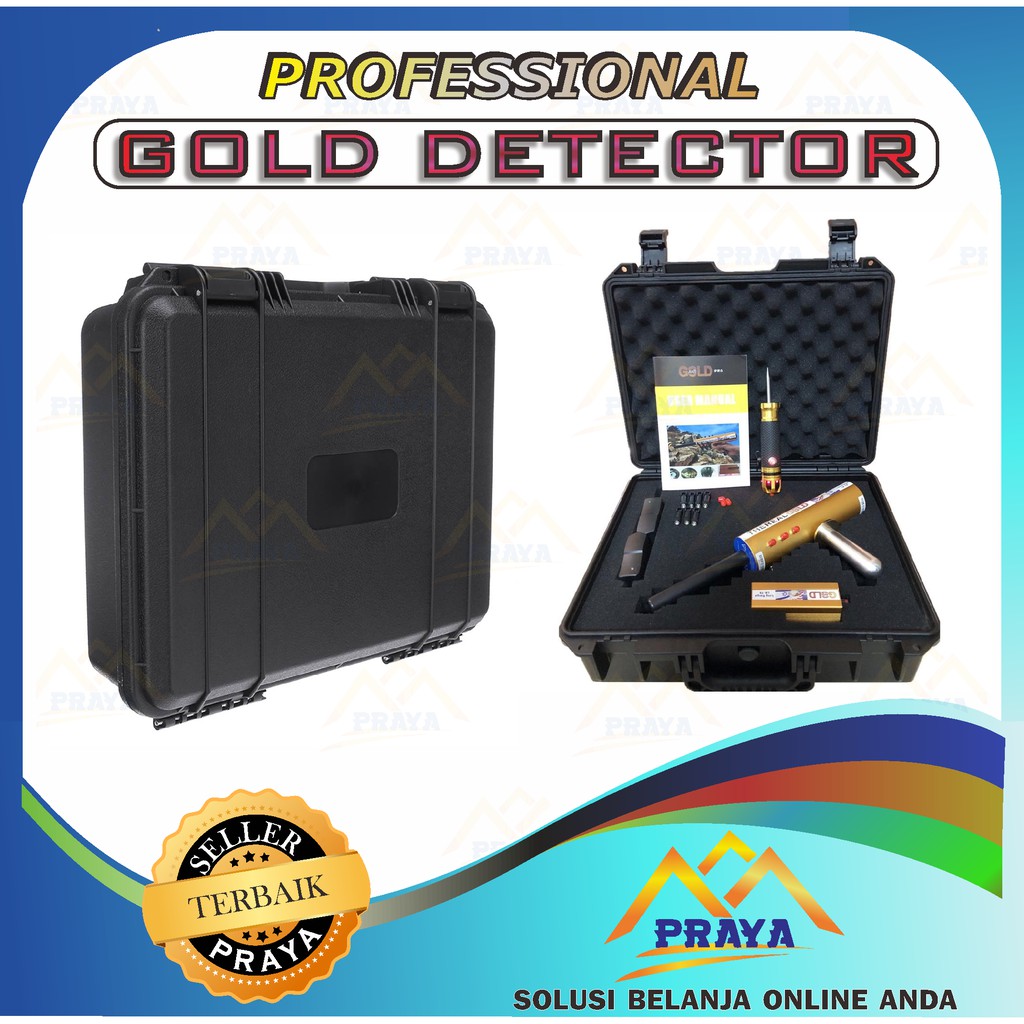 THE REAL GOLD PROFESSIONAL METAL DETECTOR EMAS PERAK LOGAM PENCARI DETEKSI THE REALGOLD AKS