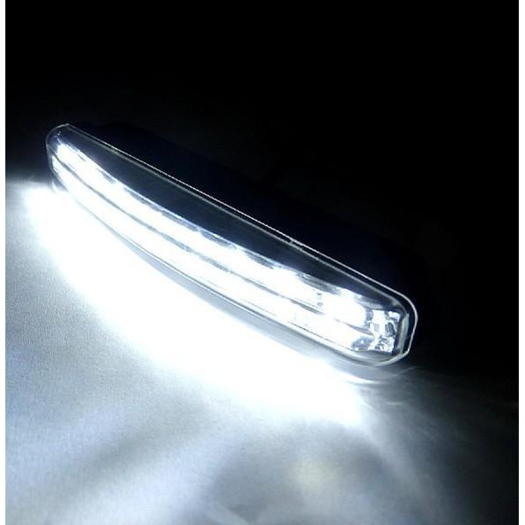 LED Car Driving Daylight Daytime Running LED Head Lamp Lampu DRL White Fog Light