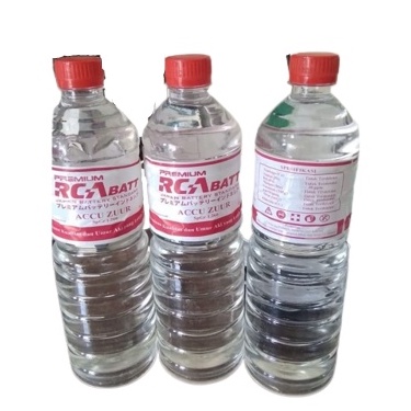 AIR AKI MERAH RCA BATT AIR ACCU ZUUR RCA BATT 1 LITER