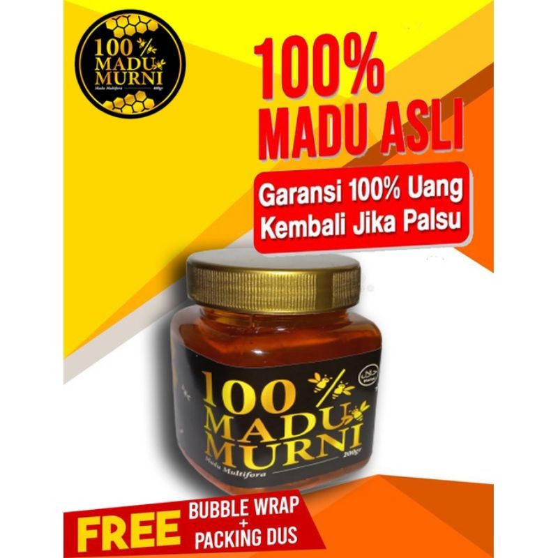 

madu asli madu multiflora 200gr madu murni