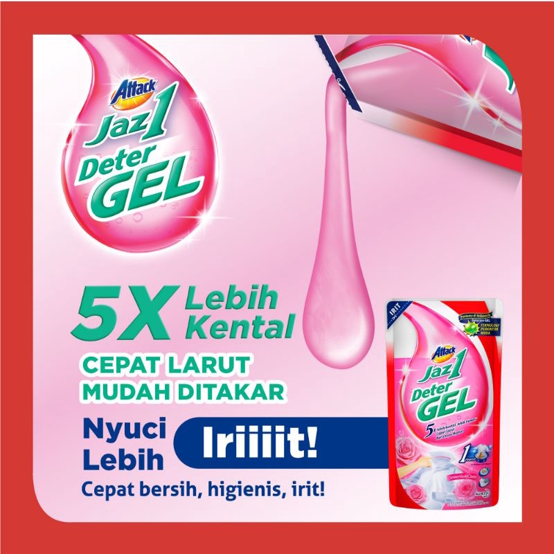 Attack Jaz1 Detergent GEL 38g 3Renceng ( 18 Sachet )