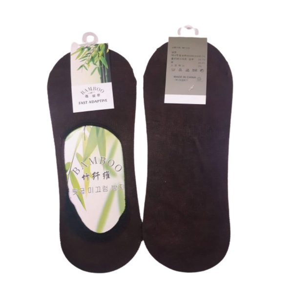 KAOS KAKI ENGKLE KAOS KAKI INVISIBLE KAOS KAKI PENDEK/HIDDEN SOCKS (pendek setumit)-Coklat