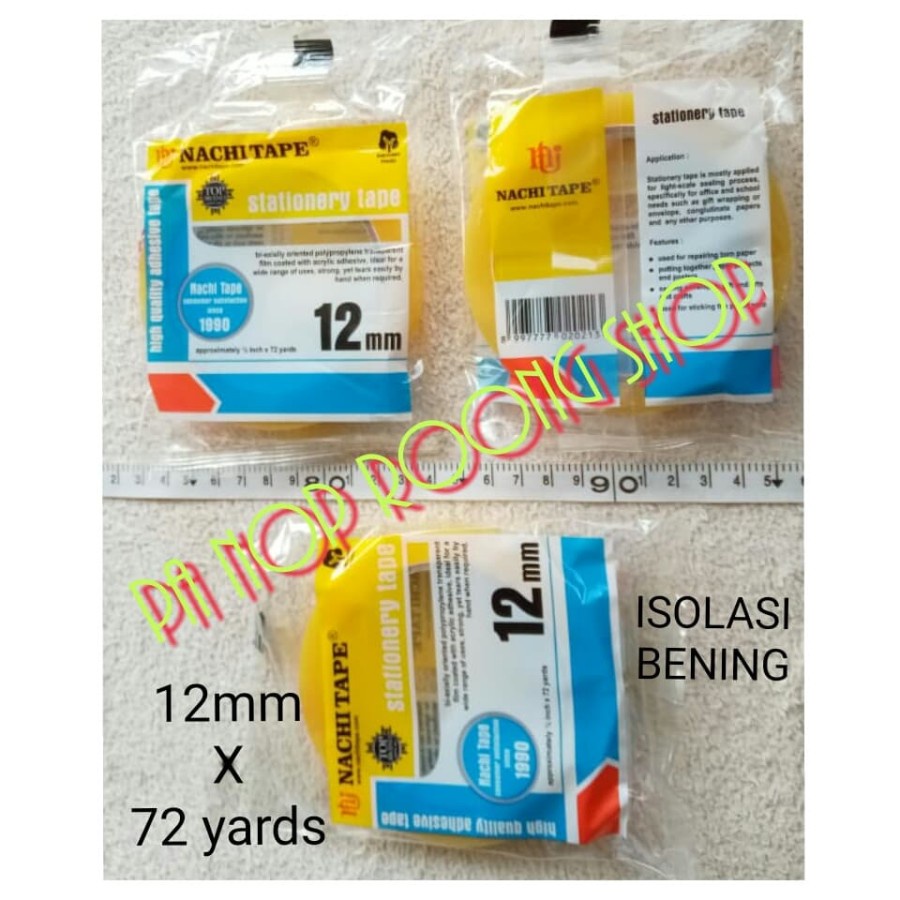 ISOLASI BENING 12MM NACHI TAPE
