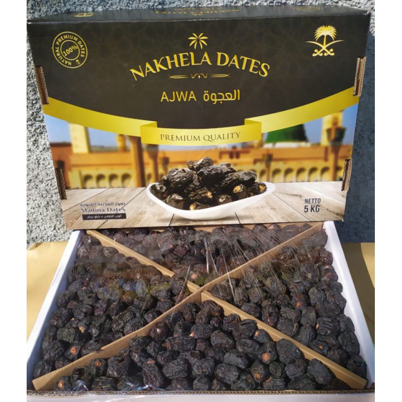 

Kurma Ajwa Nakhela Dates Eksklusif 5kg