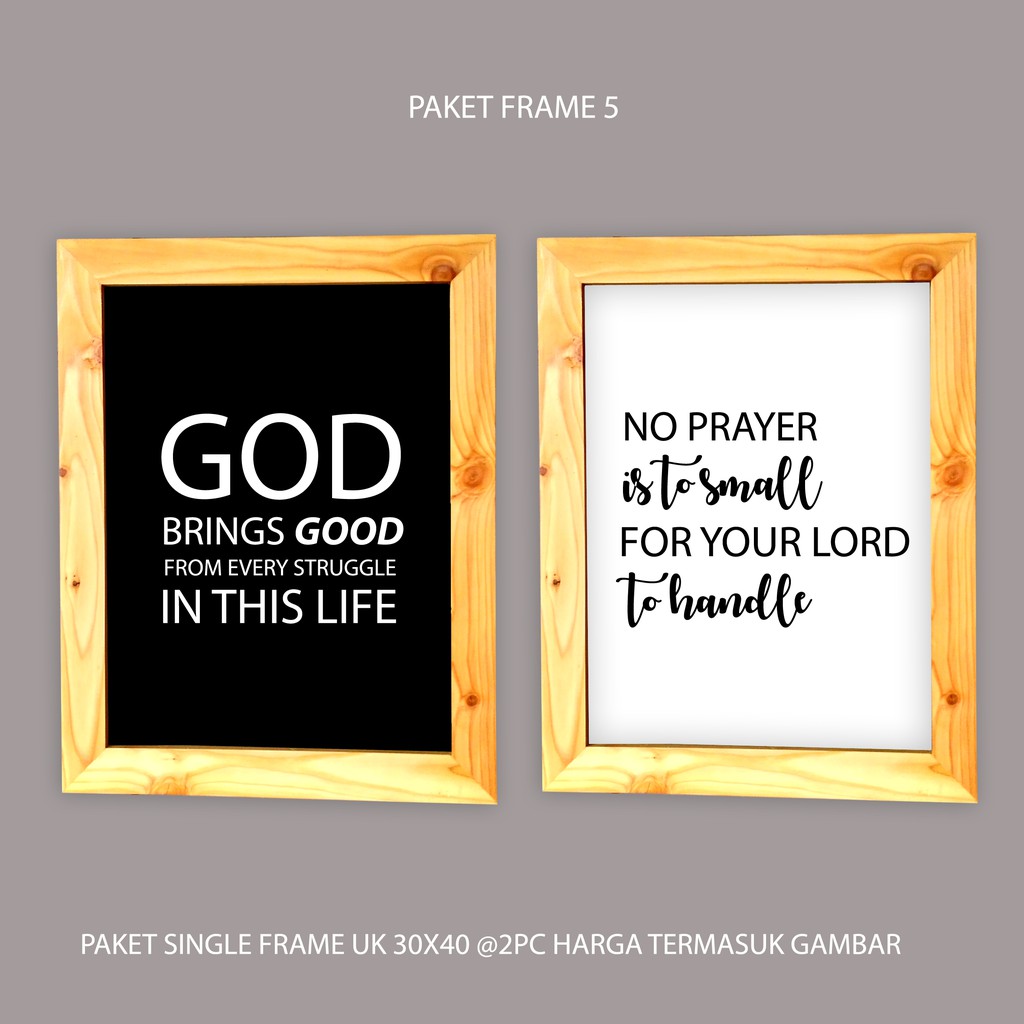 Paket 2 Frame 12R type Slim + Gambar, Wall Decor, Pigora Foto, Bingkai foto, Hiasan dinding Dekorasi