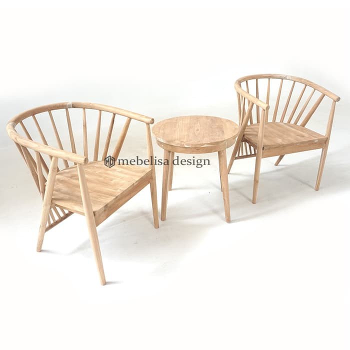 Kursi Meja Teras Set Jati, Kursi Meja Teras Retro, Furniture Retro