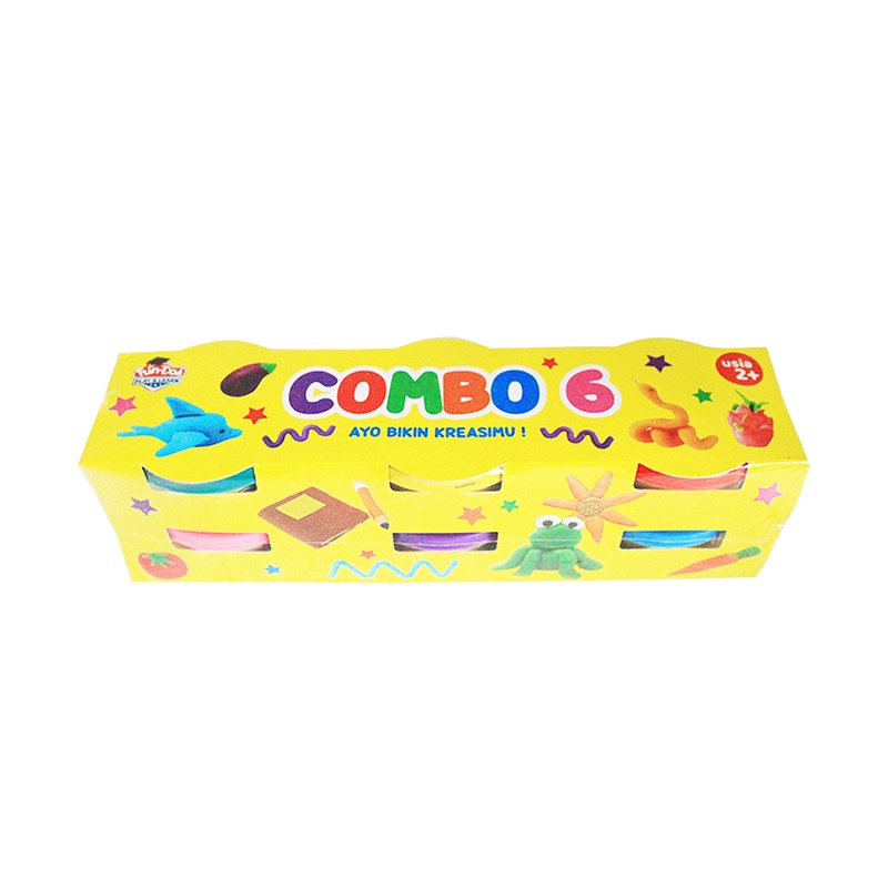 FUN-DOH Combo 6 Colors / Mainan Lilin Anak