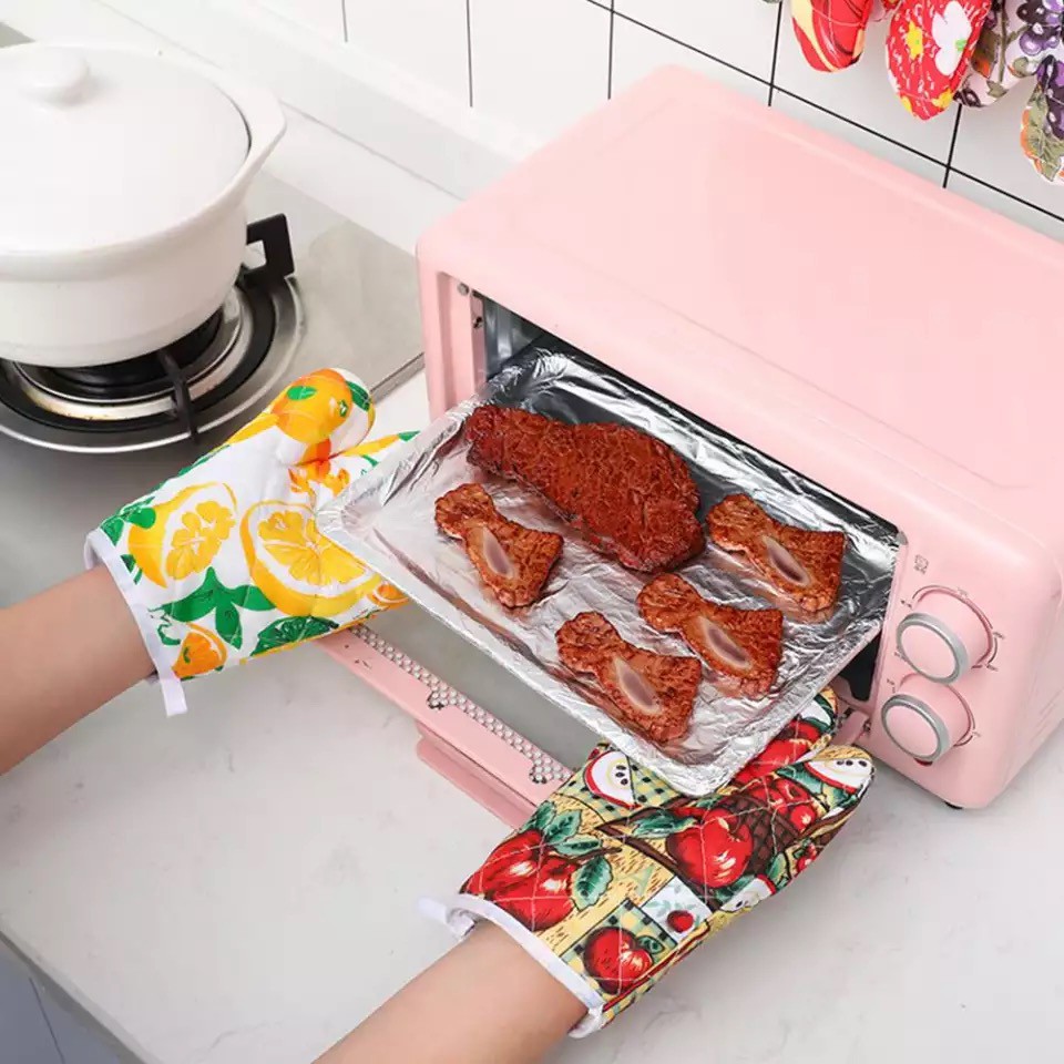 Sarung Tangan Oven dan Microwave Anti Panas - Kitchen Glove - Sarung Tangan Dapur