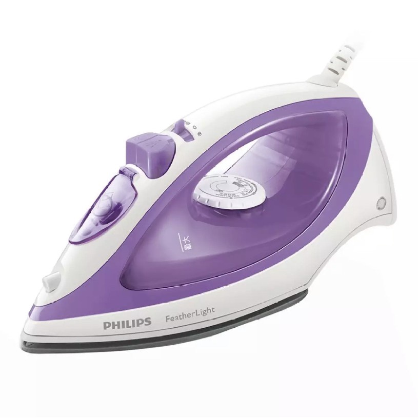 Setrika Philips GC1418 / GC1418/35 FeatherLight Steam Iron Ungu