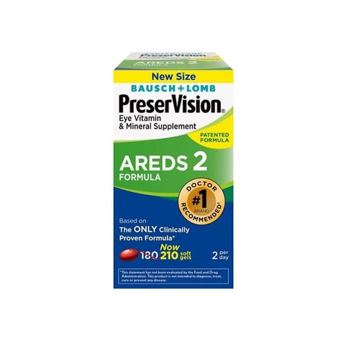 Bausch+Lomb PreserVision Eye Vitamin AREDS 2 Formula Lc