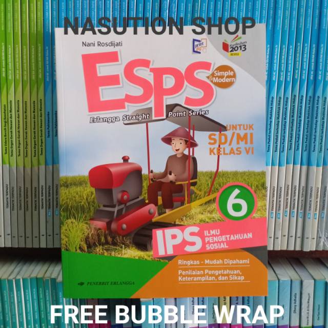 Buku Esps Ips Kelas 6 Sd K13 Revisi Erlangga Shopee Indonesia