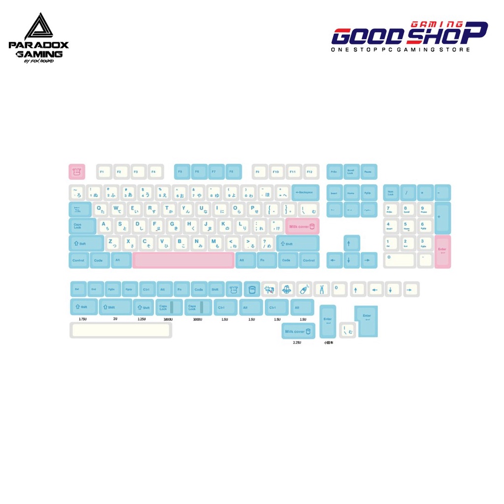 ParadoX Gaming Keycaps - KMN / PGK- ZS (61/ 68/ 75/ 84/ 87/ 89 layout)