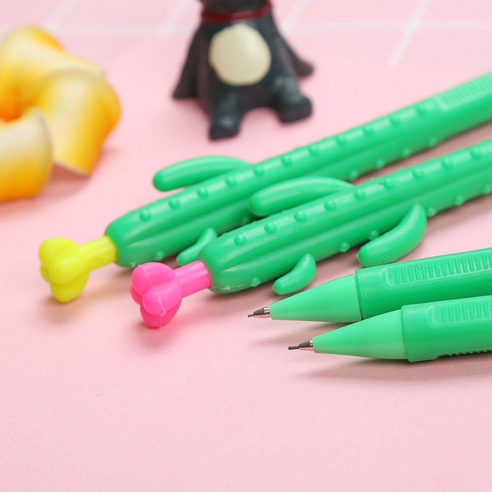 QUINTON Smooth Mechanical Pencil Cute Stationery Automatic Pencil Carrot 0.5/0.7mm Shape Cactus Corn Kawaii School Supplies