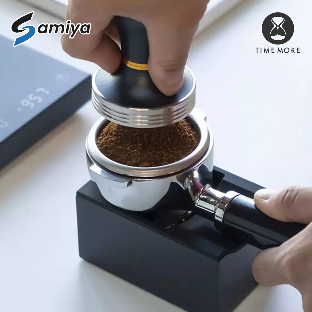 timemore magic cube coffee tamp portafilter stand holder / dudukan tempat porta tamping