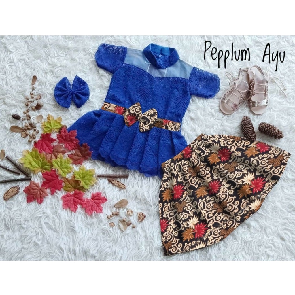 *[RXFK] Set Anak Perempuan / Pakaian Setelan Anak Batik / Setelan Anak / Baju Setelan Anak Batik