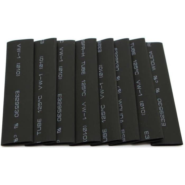 Selongsong Pelapis Kabel Insulasi Heat Shrink Tube 127 PCS - RSG-AHZ - Black