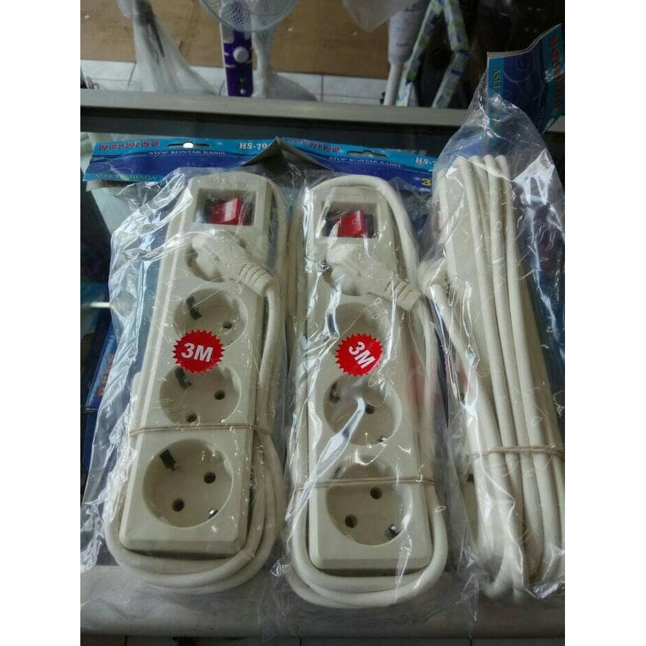 stop kontak kabel 4lb - colokan listrik- rol kabel