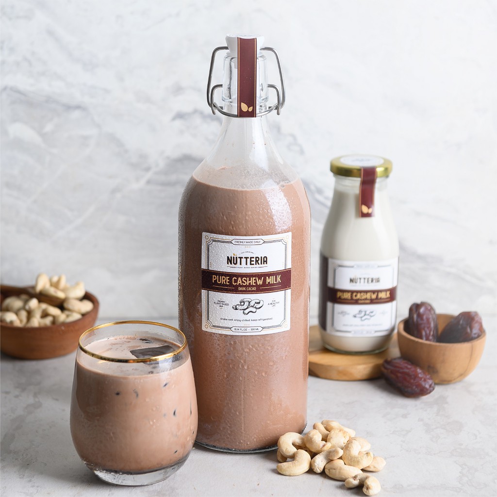 

Pure Cashew Milk 1liter - Nutteria Susu Cashew