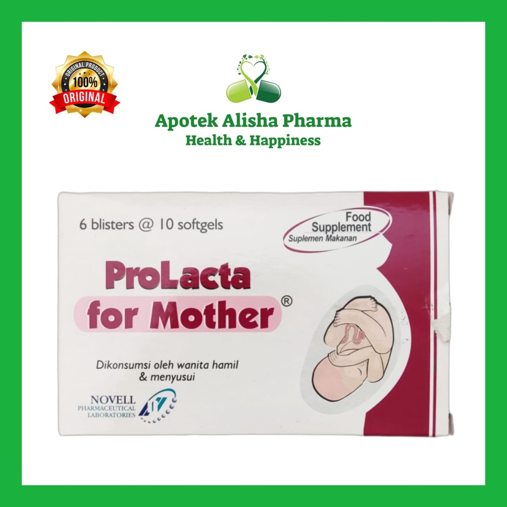 Prolacta For Baby/Prolacta For Mother(Strip 10kapsul)-Suplemen/Multivitamin Bayi/Ibu Hamil/Menyusui/Prolacta Baby/Prolacta Bayi/Ibu