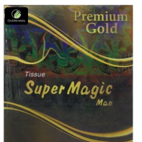 Tissue Super Magic Man Premium Gold Lovers Gold Isi 3 Sachet