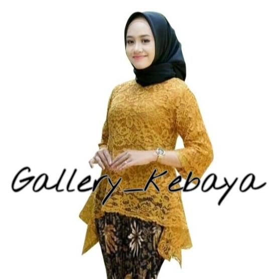 READY STOCK!!! Atasan kebaya brukat rinjani / kebaya modern / kebaya wisuda / marun / navy /abu/gold