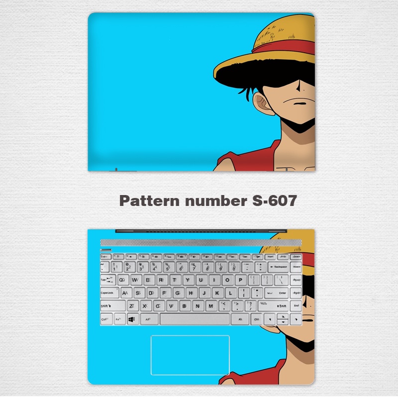 2pcs Stiker Laptop UNIVERSAL Motif one piece Bahan VINYL 12 13 14 15.6 Inch Untuk HP 14-CE 13-ay 13-BE ProBook 440 G6 LGBT