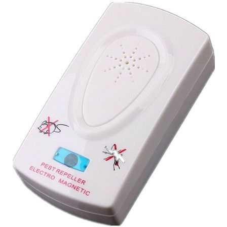 Anti Nyamuk Ultrasonic Machine Pest Repeller Electro - HR-533 - White/Blue