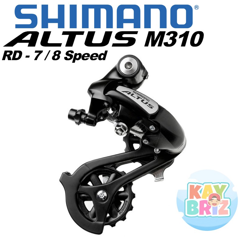 RD Shimano 7 / 8 Speed Rear Derailleur Shimano Altus M310 Short Cage Operan gigi Sepeda Lipat MTB Mi