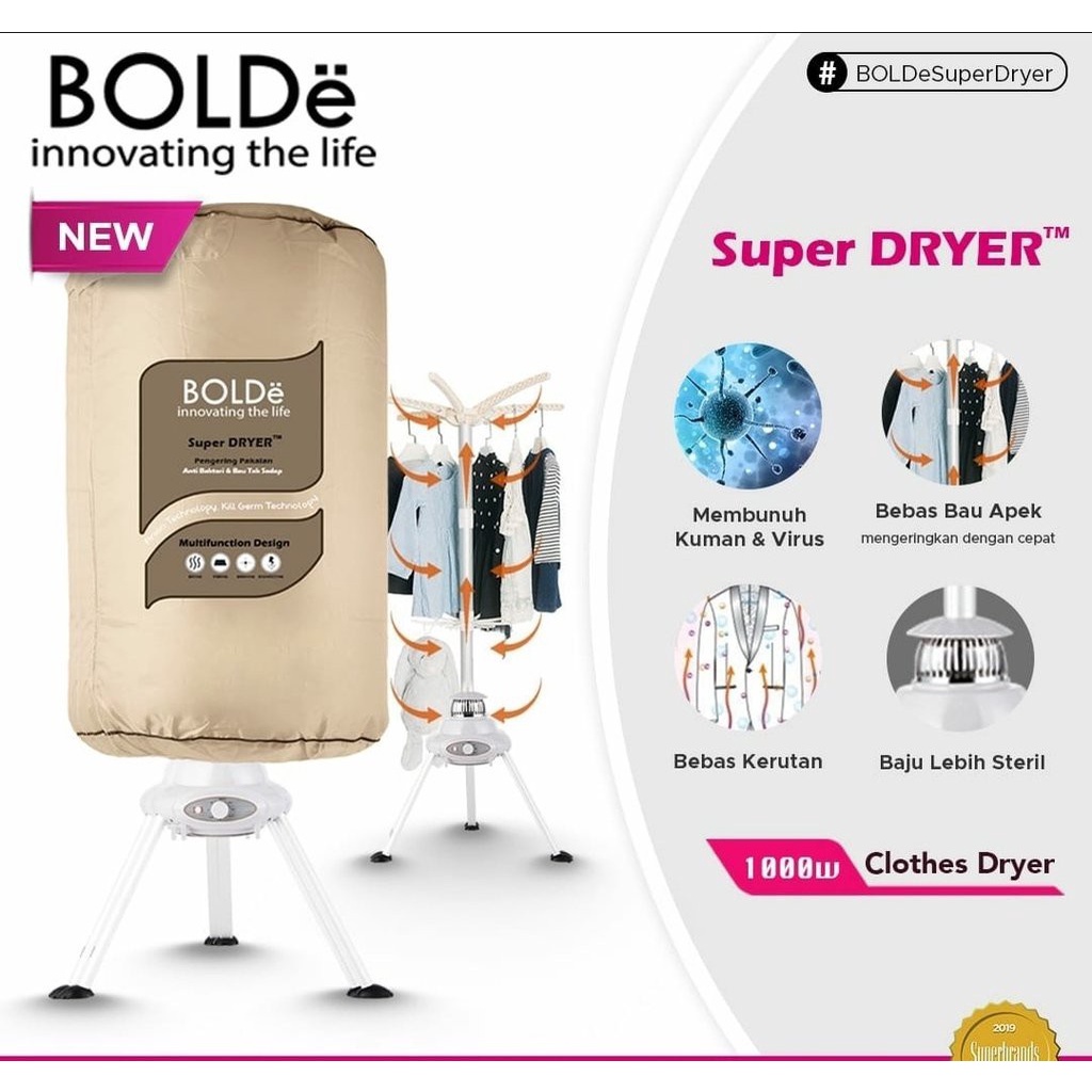 BOLDe Super DRYER / Pengering Baju Portable