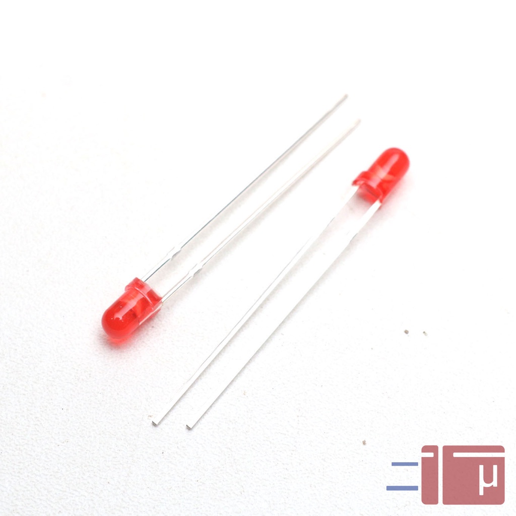 x10 Led 3mm Merah Diffused Untuk Indikator