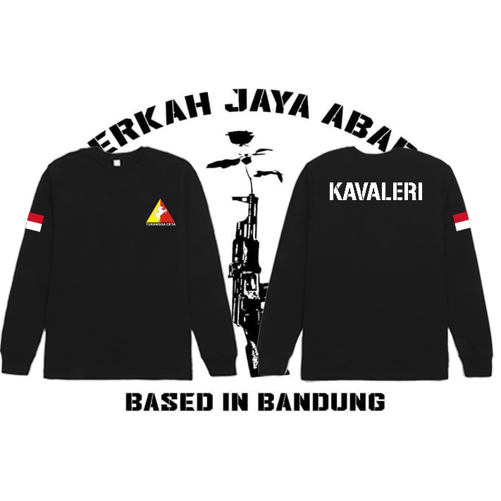 Kaos Lengan Panjang Turangga Ceta Kavaleri TNI AD