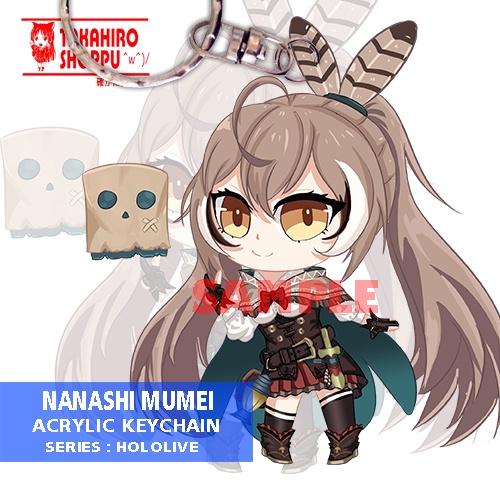 Keychain Acrylic / Gantungan Kunci Akrilik NANASHI MUMEI HOLOLIVE