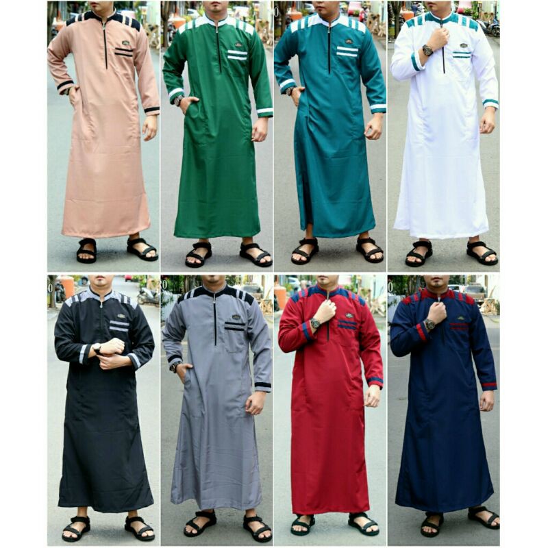 Jubah Arfan/Jubah pria dewasa/jubah laki-laki/gamis kekinian/jubah gamis murah/gamis modern moderen