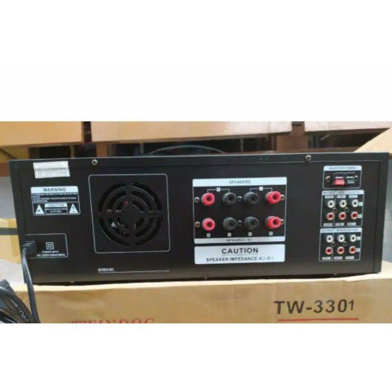 TWIN DOG , Twindog , Amply , Ampli , Amplifier , TD , TW 3301 USB