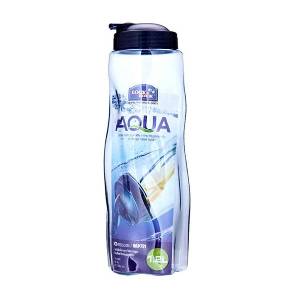 Botol Minum Lock&Lock Water Bottle Ice Botol Air Minum Kulkas 1.2L - HAP781 - Biru