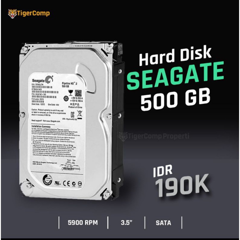 Hard Disk Seagate 500GB