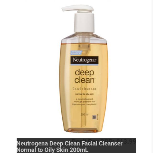 deep clean facial cleanser
