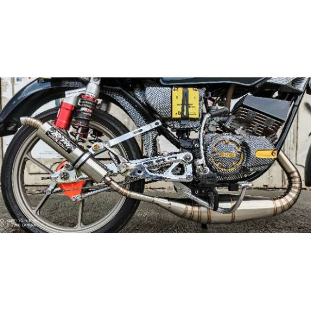 Knalpot RX-KING PDK REPSOL stainless @_TR RACING