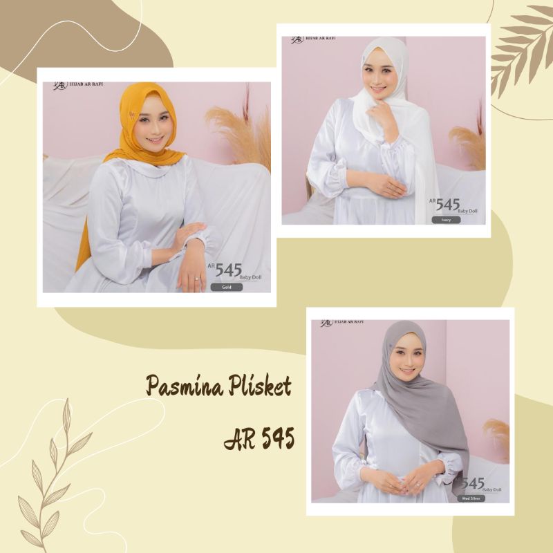 Arrafi Pasmina Plisket AR 545