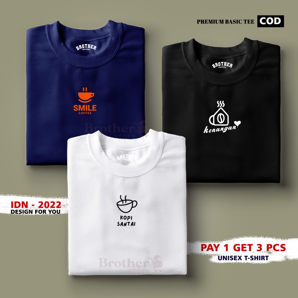 BUY 1 OR 3 PCS ( PROMO COD ) BROTHER STORE / Kaos Distro100% Catoon Combed 30s / ArticelCKKS3