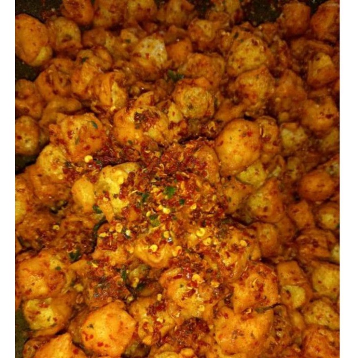 

CEMILAN SIYOMAY KERING PEDAS 100 GRAM CEMILAN KHAS BANDUNG