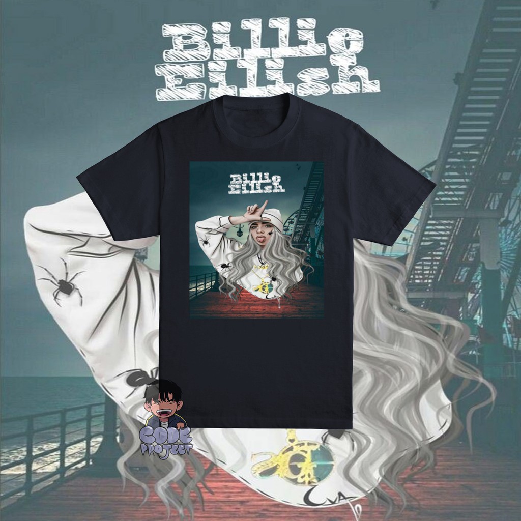 kaos billie eilish - billie eilish - kaos keren billie eilish