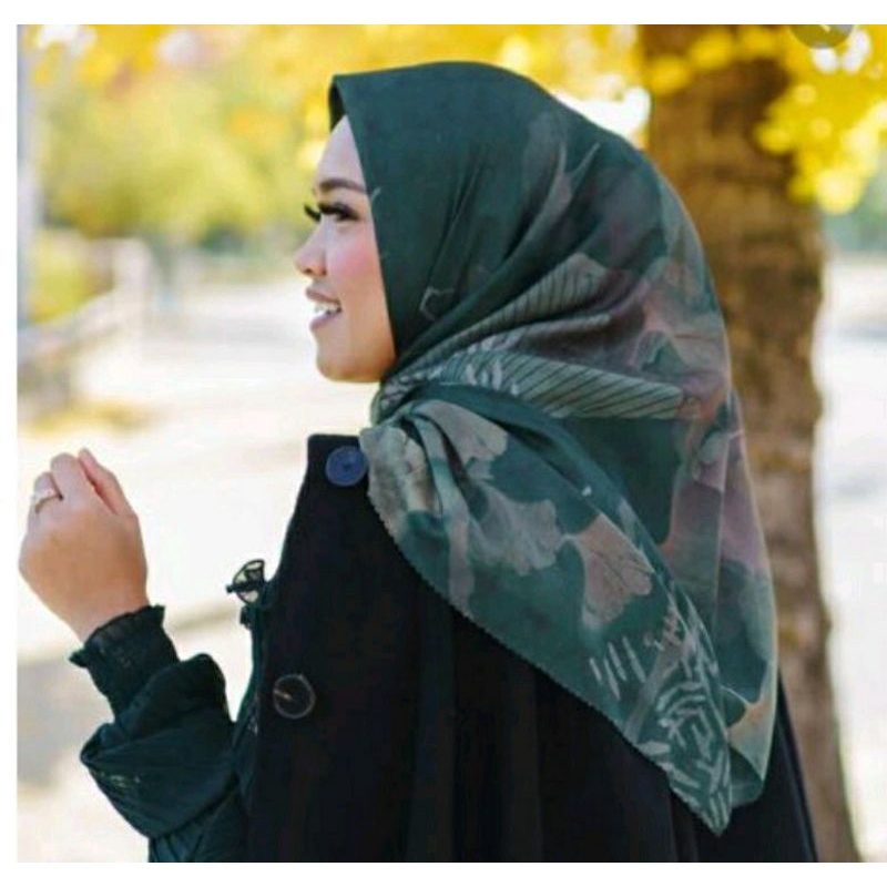 Buttonscarves preloved ginkgo seaweed