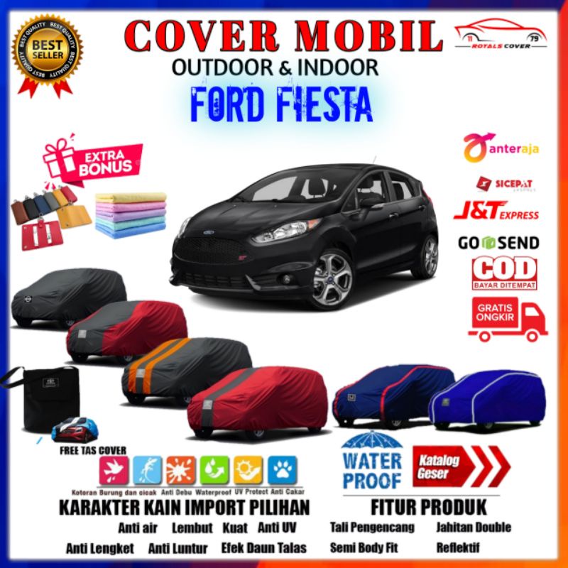 Cover Mobil Ford Fiesta / Sarung Mobil Ford Fiesta / Selimut Mantel Penutup Mantel Tutup Pelindung