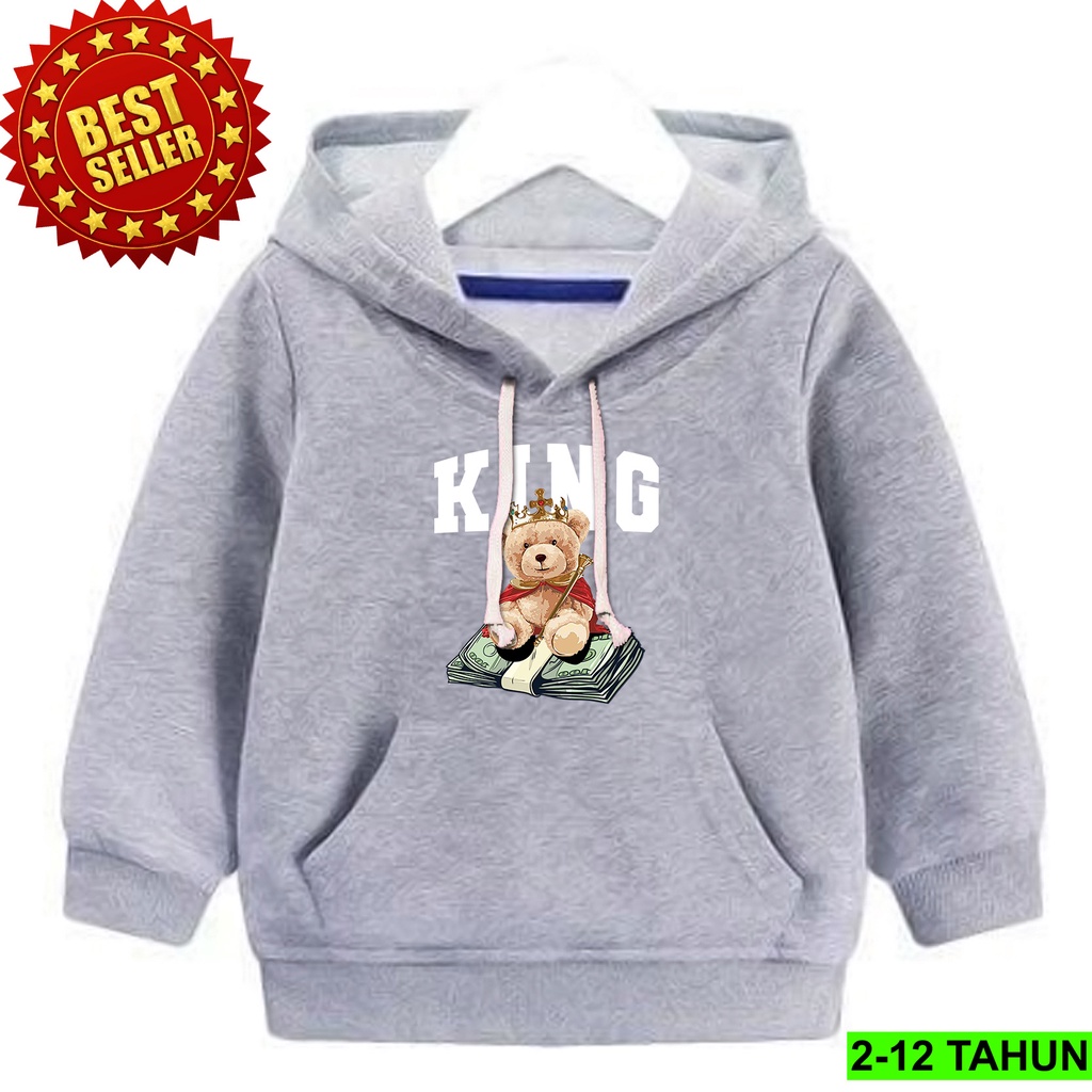 SWEATER hoodie anak laki laki perempuan usia 2 3 4 5 6 7 8 9 10 11 12 tahun / jaket switer anak cewek cowok