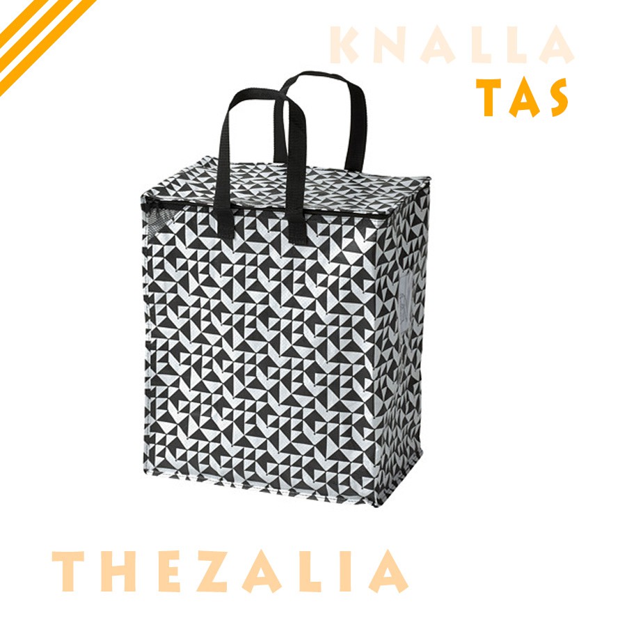 Tas laundry besar 47L dg resleting tas belanja TAS PLASTIK BUKAAN ATAS kantong serbaguna