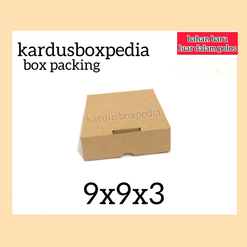 

kardus packing 9x9x3 diecut / box pizza