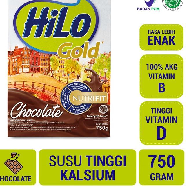 

[KODE PRODUK 89] HiLo Gold Chocolate 750g TERMURAH..!!