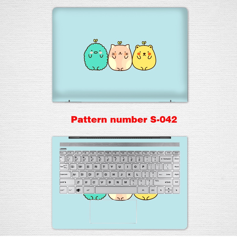 Stiker Skin Vinyl 2 Sisi Motif Kartun Untuk Laptop 11 / 12 / 13 / 14 / 15 / 17 Inch Lenovo R7000P R9000P ideapad 15sITL X221 250kl